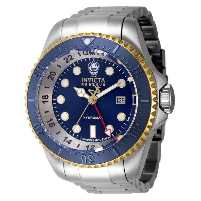 INVICTA Men's Reserve Hydromax 52mm Silver / Blue / Gold 1000m Watch