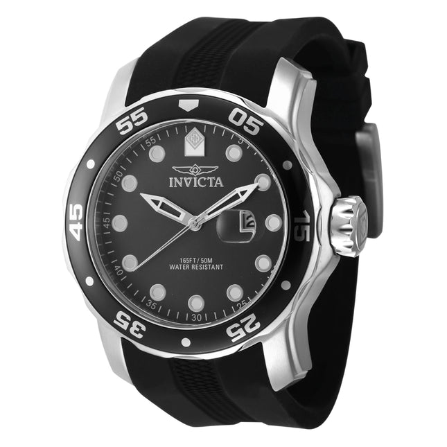 INVICTA Men's Pro Diver Colossus Solo II 48mm Silver / Black Watch