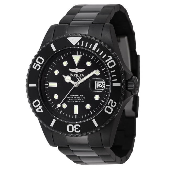 INVICTA Men's Pro Diver Titanium Automatic 47mm Black Edition Watch