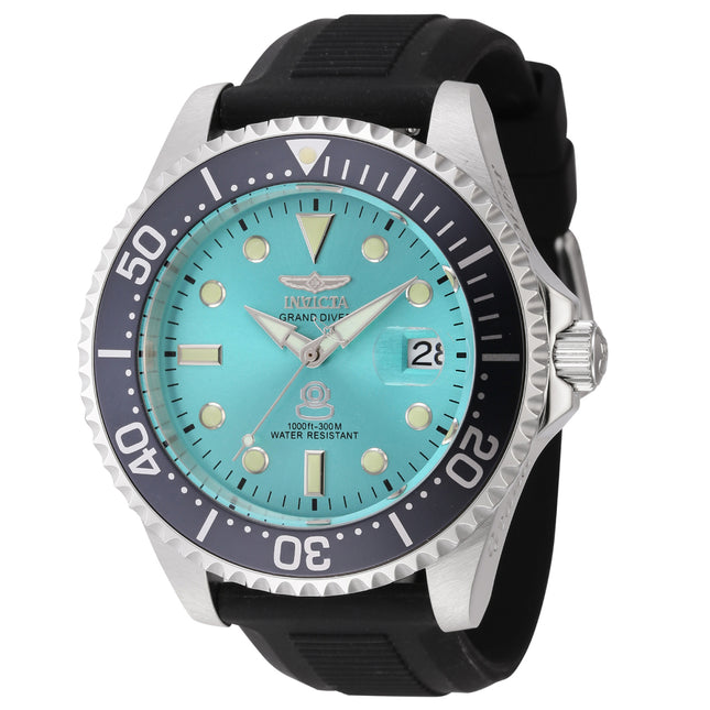 INVICTA Men's Grand Pro Diver Automatic 47mm Turquoise Watch + Extra Strap