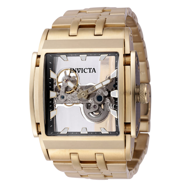 INVICTA Men's Speedway Automatic 47mm Glass Bridge Watch Gold