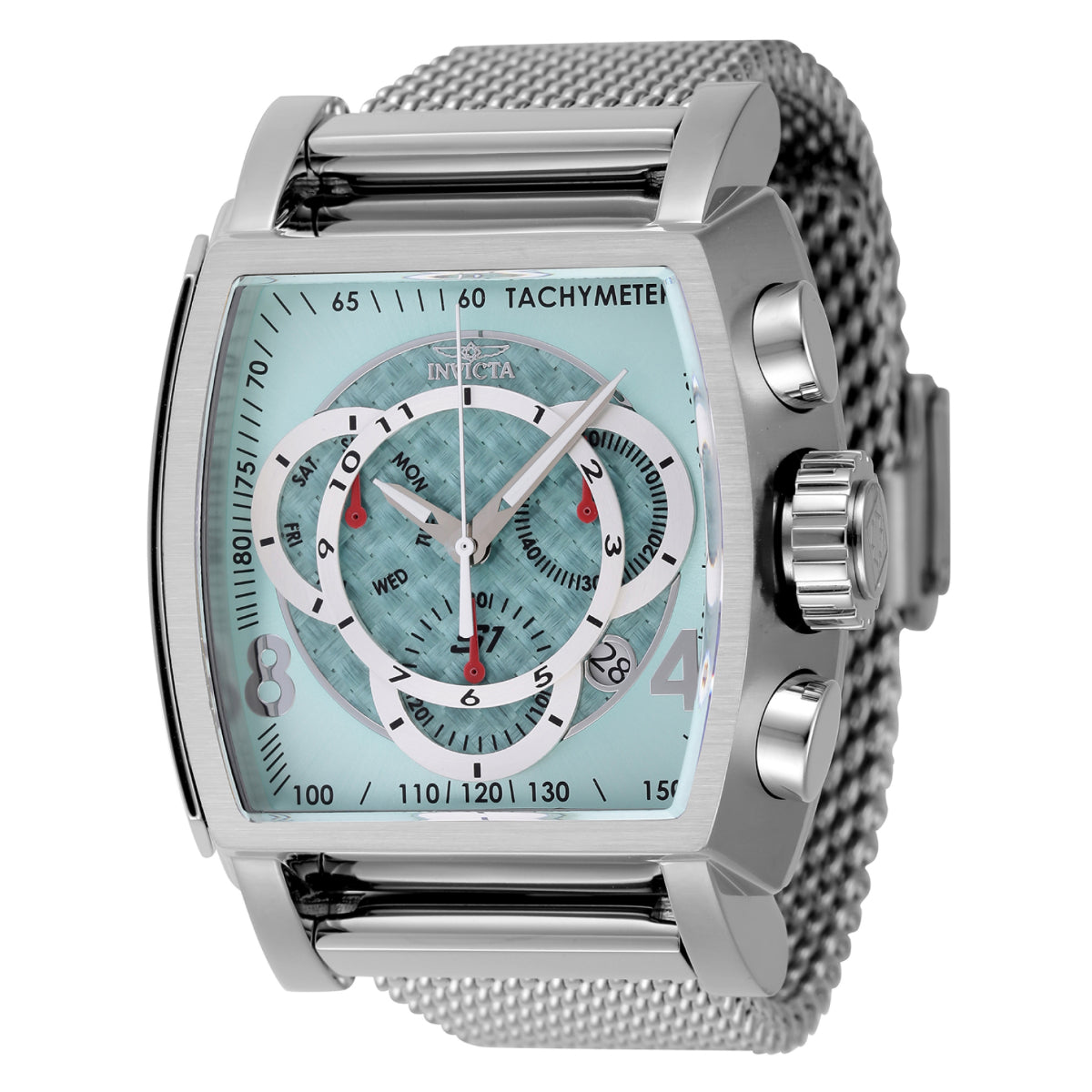 INVICTA Men's S1 Rally Algiers Swiss Race Team Chronograph 48mm Watch Turquoise