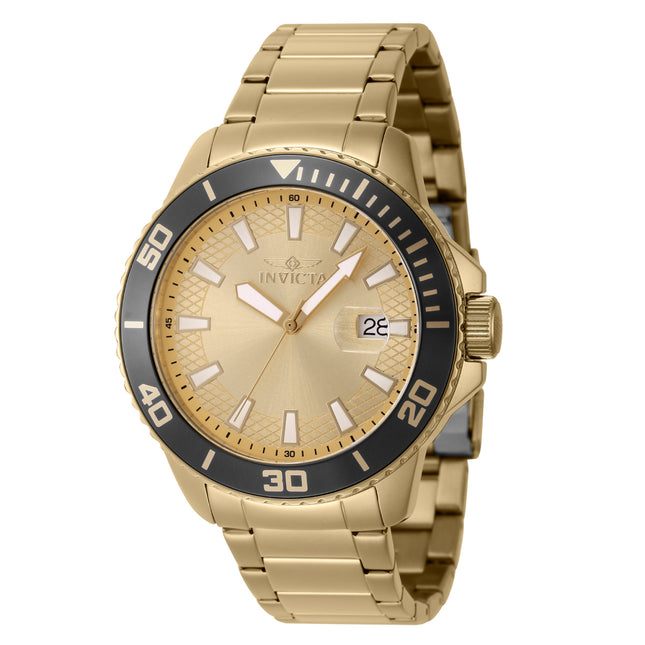 INVICTA Men's Pro Diver 45mm Watch Gold