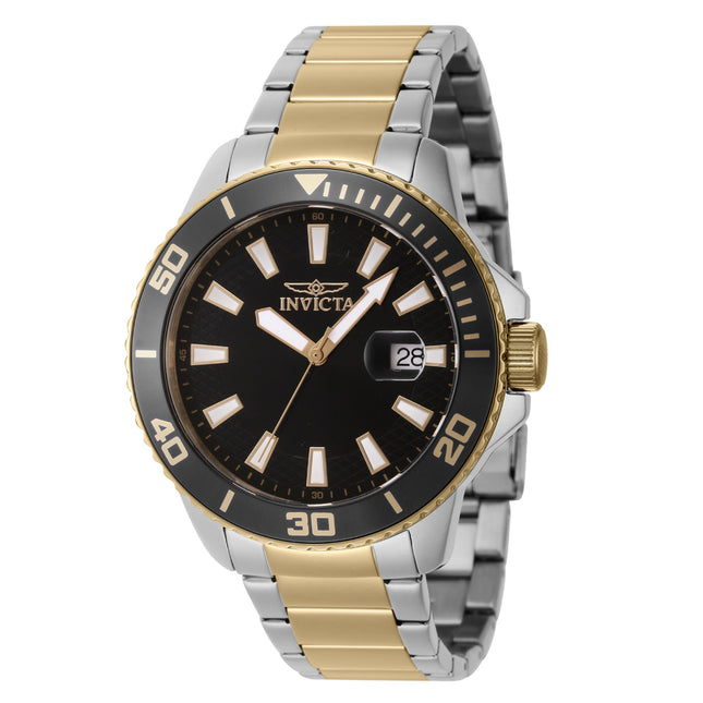 INVICTA Men's Pro Diver 45mm Watch Two Tone/Black