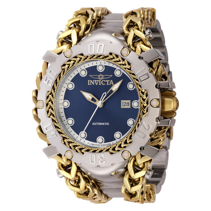 INVICTA Men's Gladiator Masterpiece Automatic 58mm Chronograph Gold / Silver 200m Watch