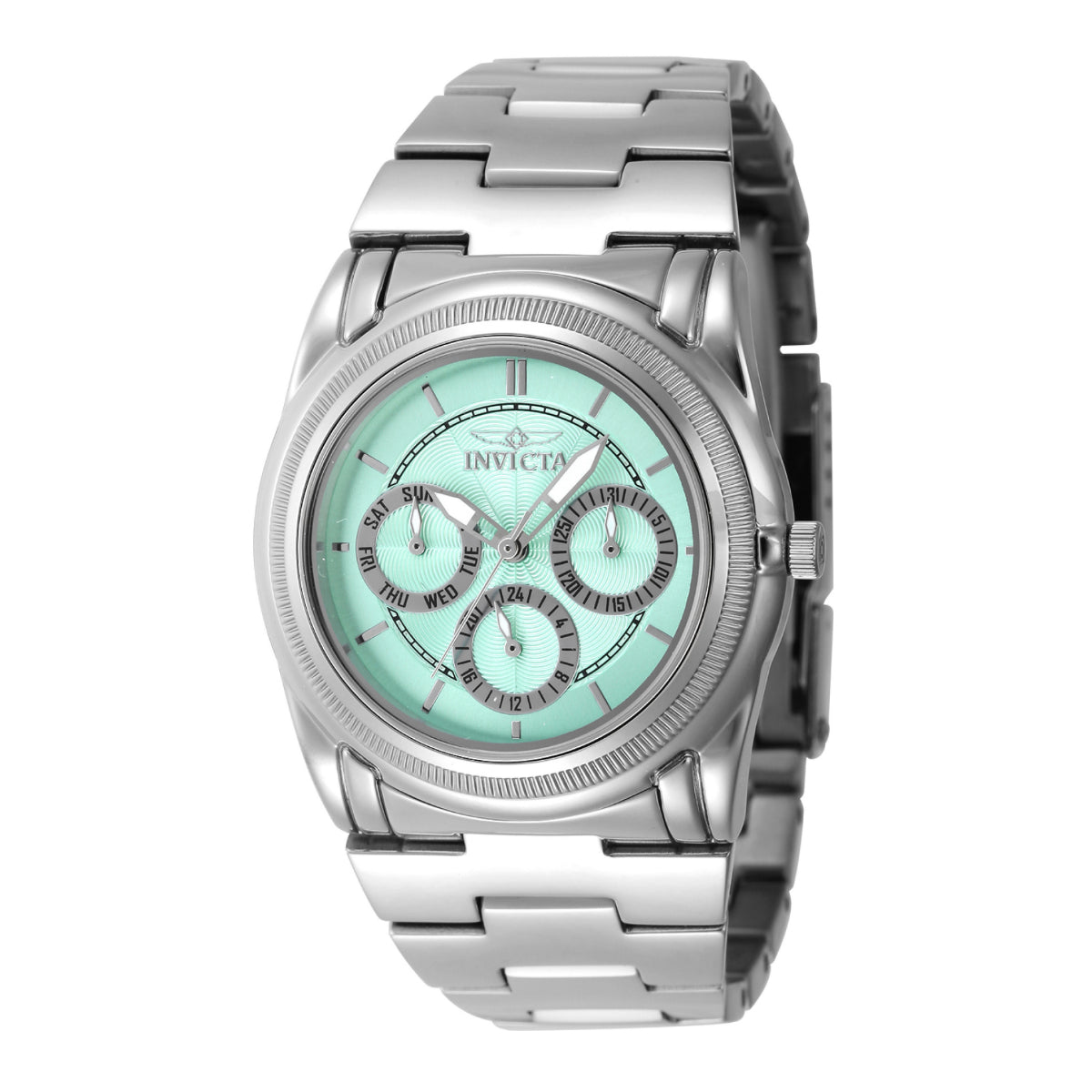 INVICTA Women's Classic Slim Chronograph 38mm Silver / Turquoise Watch