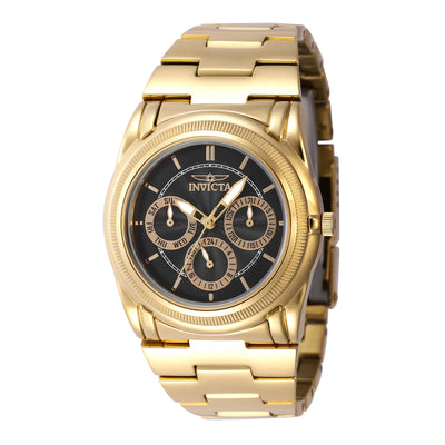 INVICTA Women's Classic Slim Chronograph 38mm Gold / Black Watch