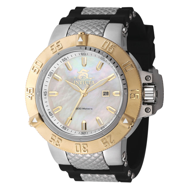 INVICTA Men's SUBAQUA NOMA III 50mm Chronograph Mother of Pearl White 500m Watch