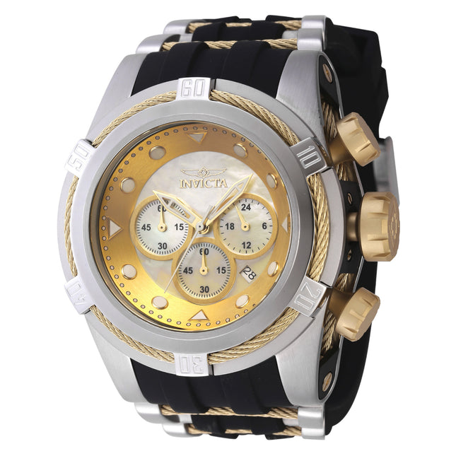 INVICTA Men's Bolt Zeus Chronograph Black / Gold Wire Steel Infused 53mm Watch