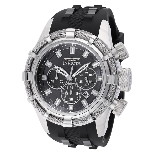 INVICTA Men's Bolt Wire Chronograph 50mm Black Watch