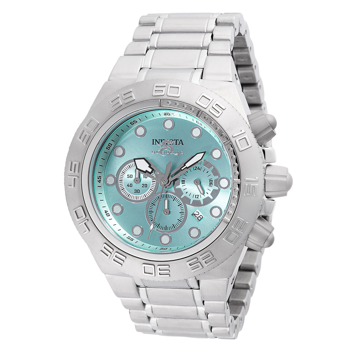 INVICTA Men's SUBAQUA NOMA IV Chronograph 50mm Silver / Turquoise Watch