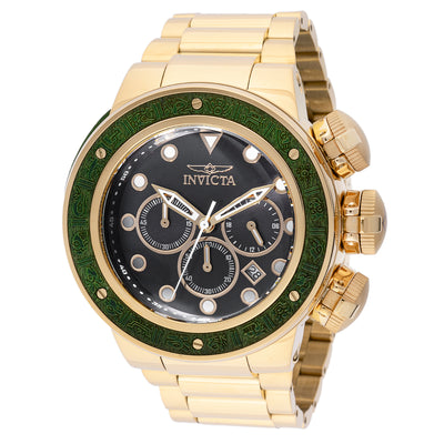 INVICTA Men's SUBAQUA Sea Dragon 52mm Chronograph Gold / Green Watch