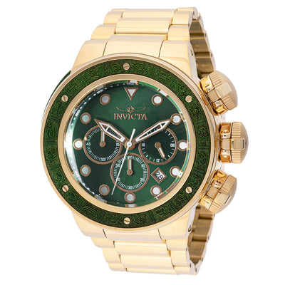 INVICTA Men's SUBAQUA Sea Dragon 52mm Chronograph Gold / Green Dial Watch