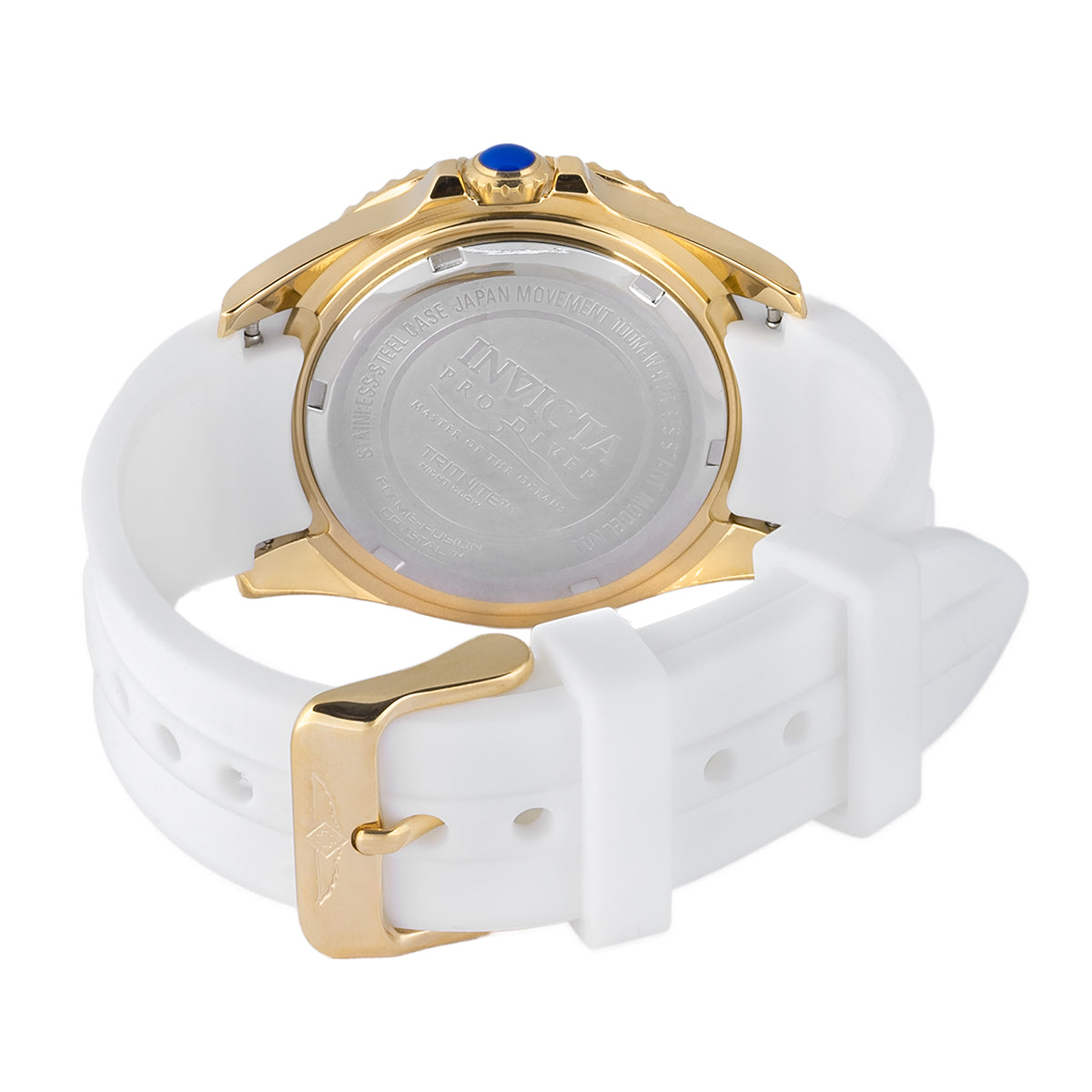 INVICTA Women's Pro Diver 38mm Watch White/Gold