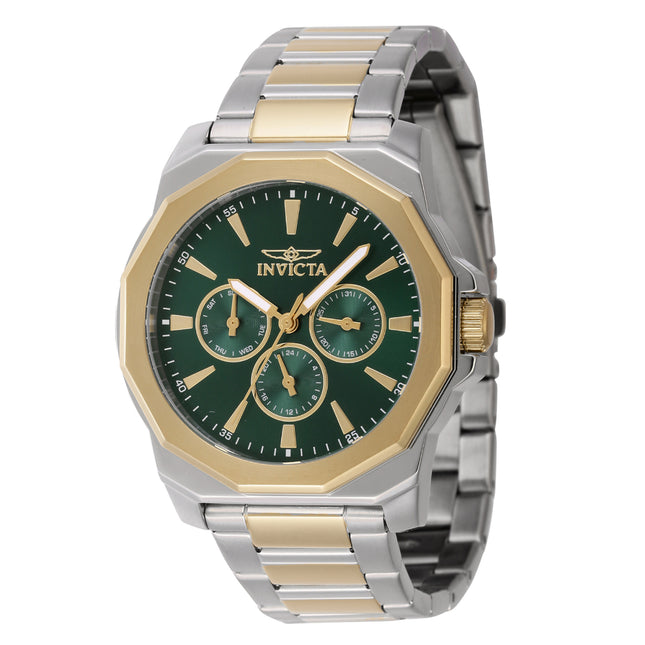 INVICTA Men's Speedway 42mm Two Tone Green Watch