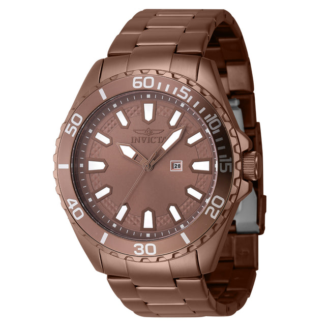 INVICTA Men's Pro Diver 46mm Watch Ionic Brown