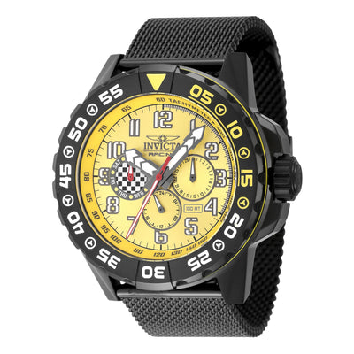 INVICTA Men's Racing Elite Chronograph Watch Black/Yellow