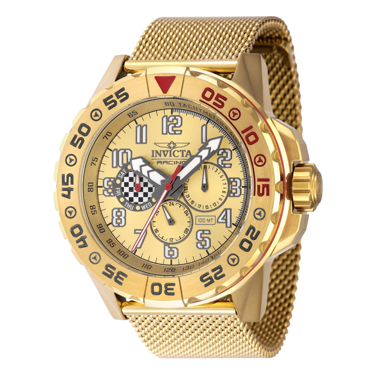 INVICTA Men's Racing Elite Chronograph Watch Gold