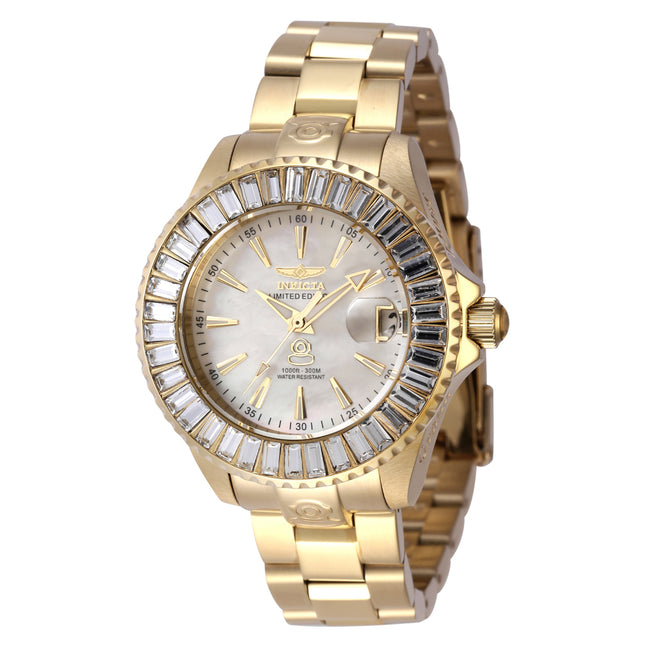 INVICTA Women's Pro Diver Automatic 38mm Mother of Pearl Watch