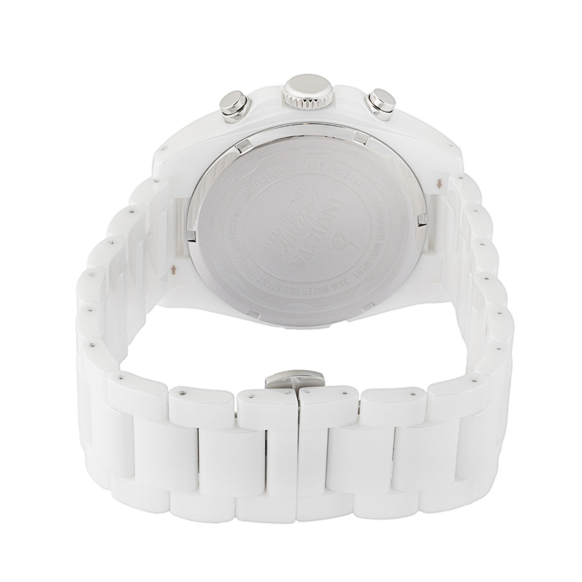 INVICTA Men's Classic Ceramic 45mm White Edition Watch