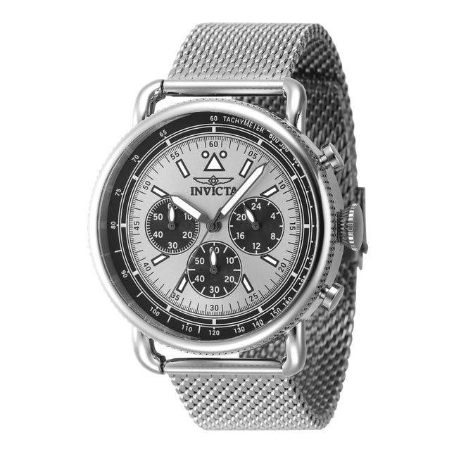 INVICTA Men's Speedway 44mm Chronograph Steel Milanese Bracelet Watch