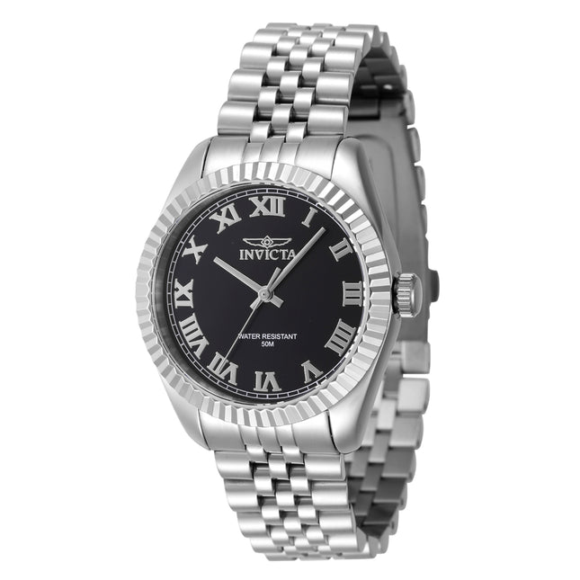 INVICTA Women's Classic 36mm Silver / Black Watch