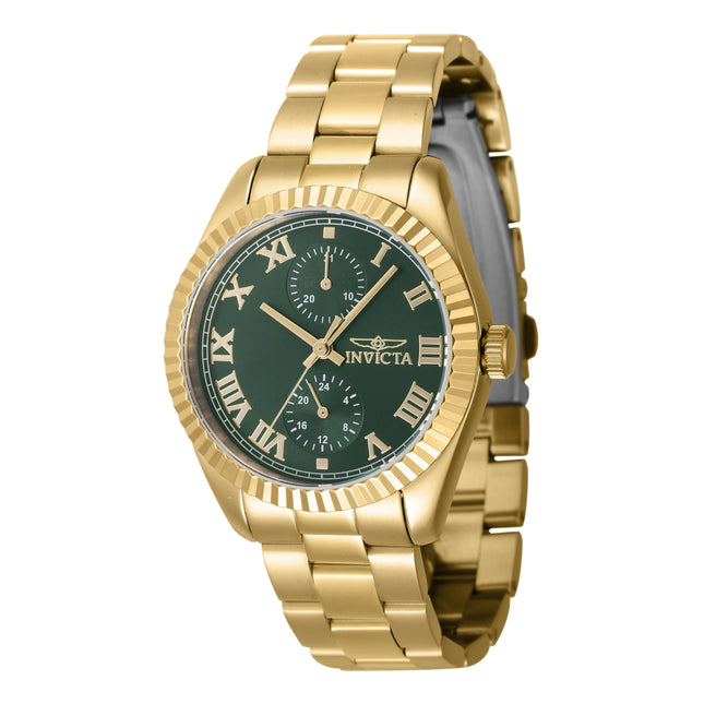 INVICTA Women's Classic 36mm Gold / Green Watch