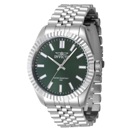 INVICTA Men's Classic Jubilee 43mm Watch Silver / Green