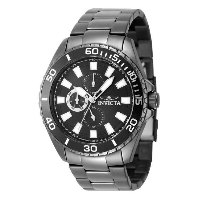 INVICTA Men's Pro Diver 46mm Steel Watch Black Ionic