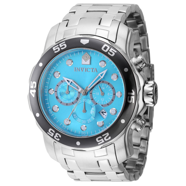 INVICTA Men's Pro Diver Colossus 48mm Steel Silver / Maldivian Blue Watch