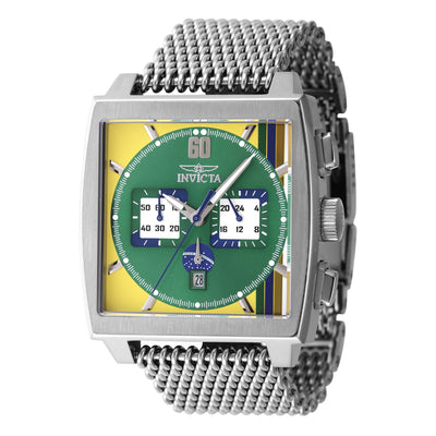 INVICTA Men's S1 Rally Milanese Chronograph 45mm Watch Brazil