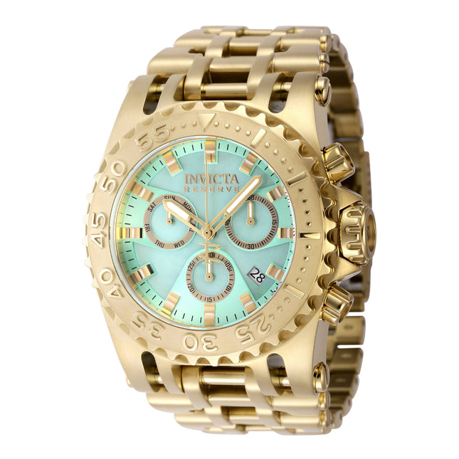 INVICTA Men's Reserve Chaos Swiss Chronograph 50mm Watch Gold/Oyster