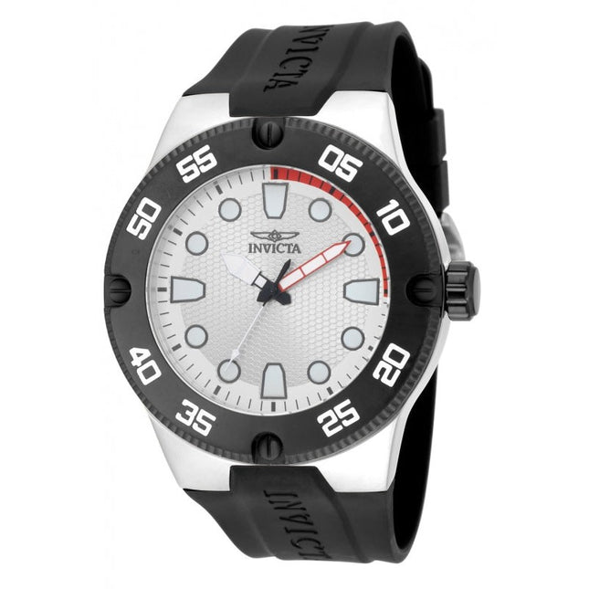INVICTA Men's Pro Diver 52mm Silicone Strap 50m Watch