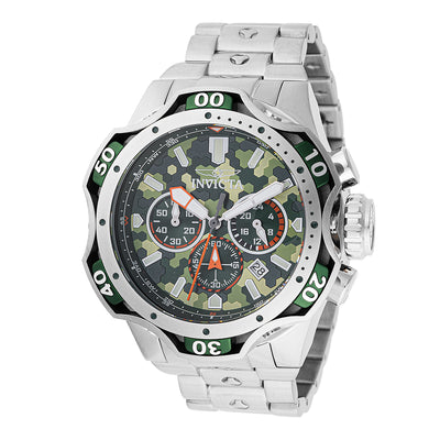 INVICTA Men's Reserve Venom Combat 52mm Chronograph Watch Camo Green