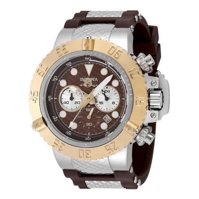 INVICTA Men's SUBAQUA 50mm Swiss Chronograph Watch Brown