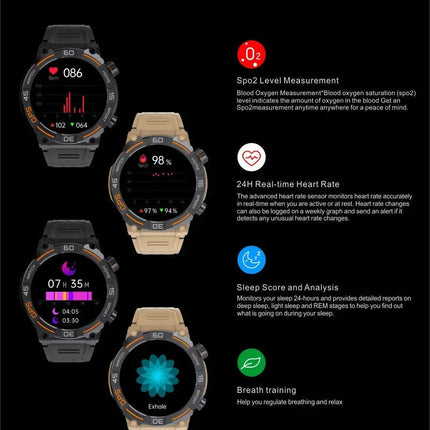 NORTH EDGE Tactical Battalion GPS Smart Watch image 5