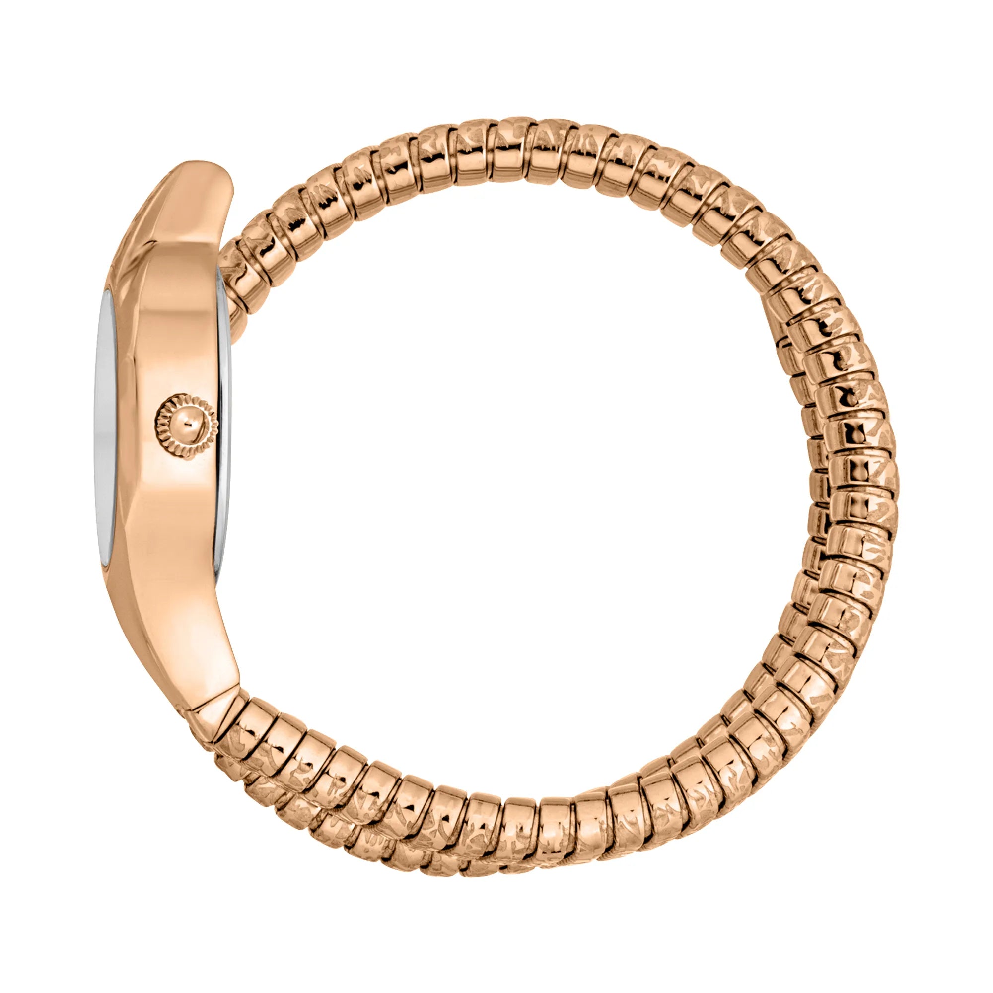 Just Cavalli Signature Snake Amalfi Rose Gold Silver Grey image 2