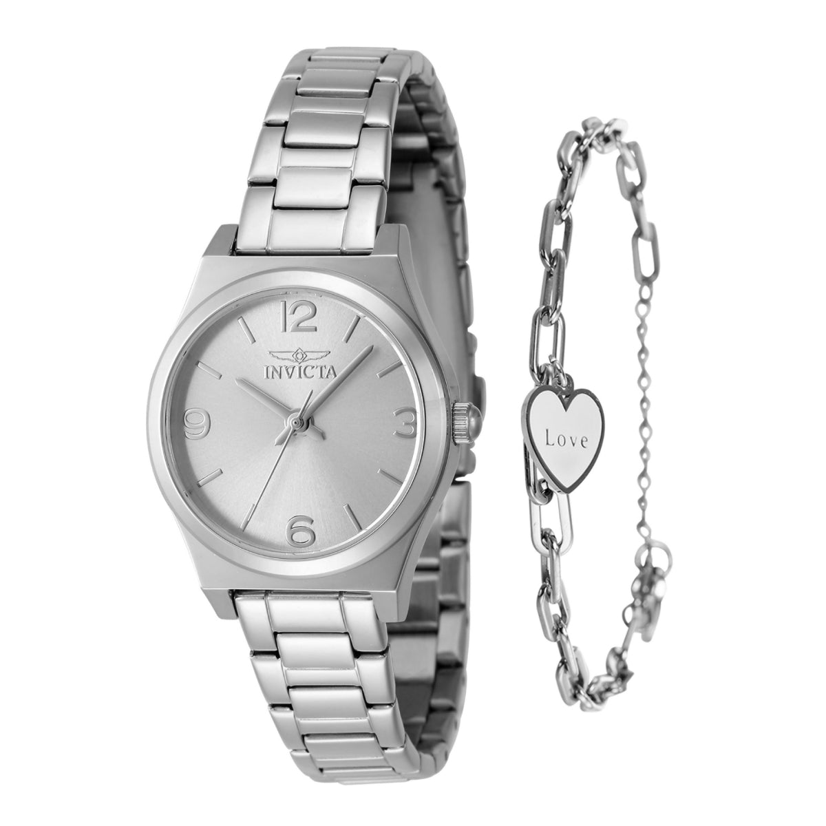 INVICTA Women's Angel 30mm Watch + Love Bracelet Set