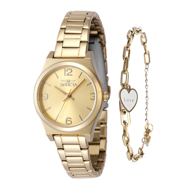 INVICTA Women's Angel 30mm Watch + Love Bracelet Set