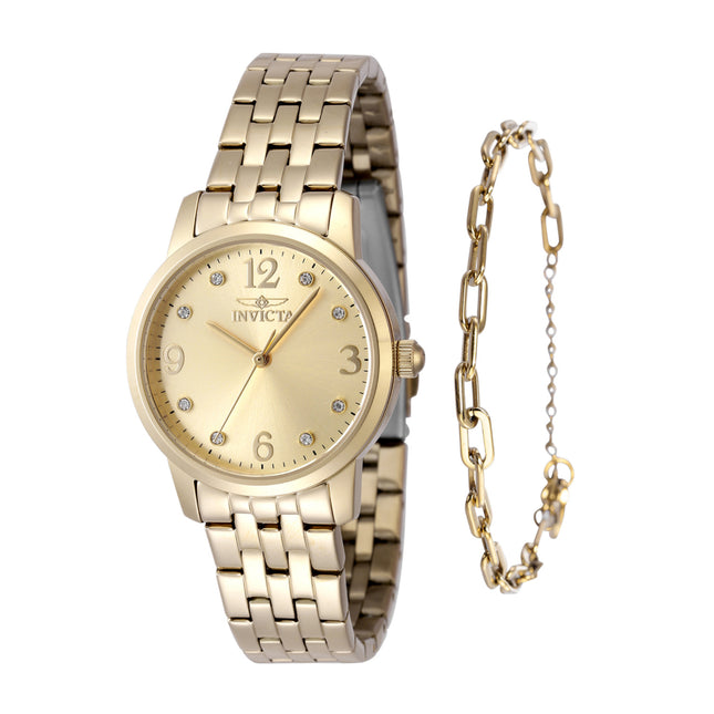 INVICTA Women's Angel 32mm Watch + Bracelet Set