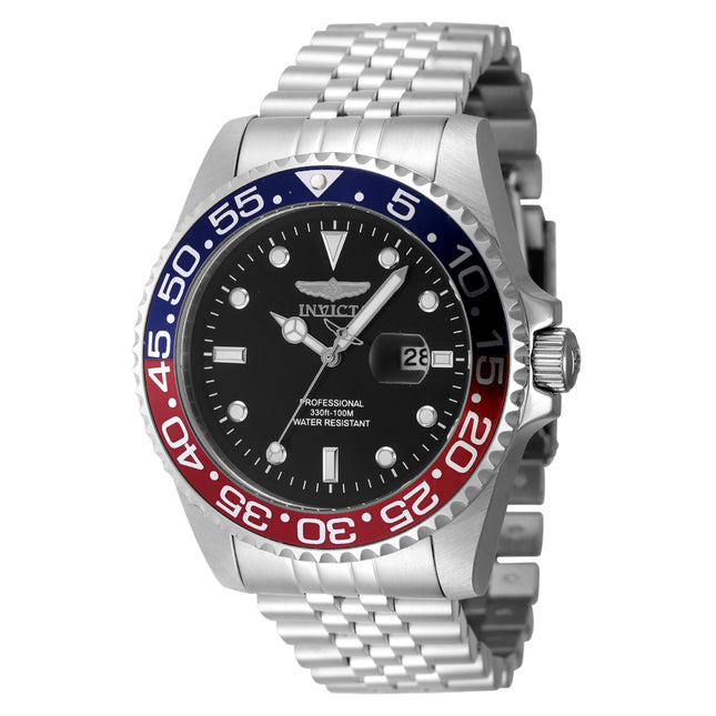 INVICTA Men's Pro Diver 47mm Jubilee Bracelet Watch Pepsi