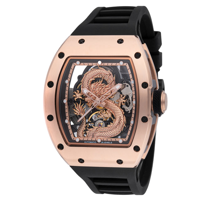 Invicta Men’s S1 Rally 44mm Dragon Skeleton Automatic Watch