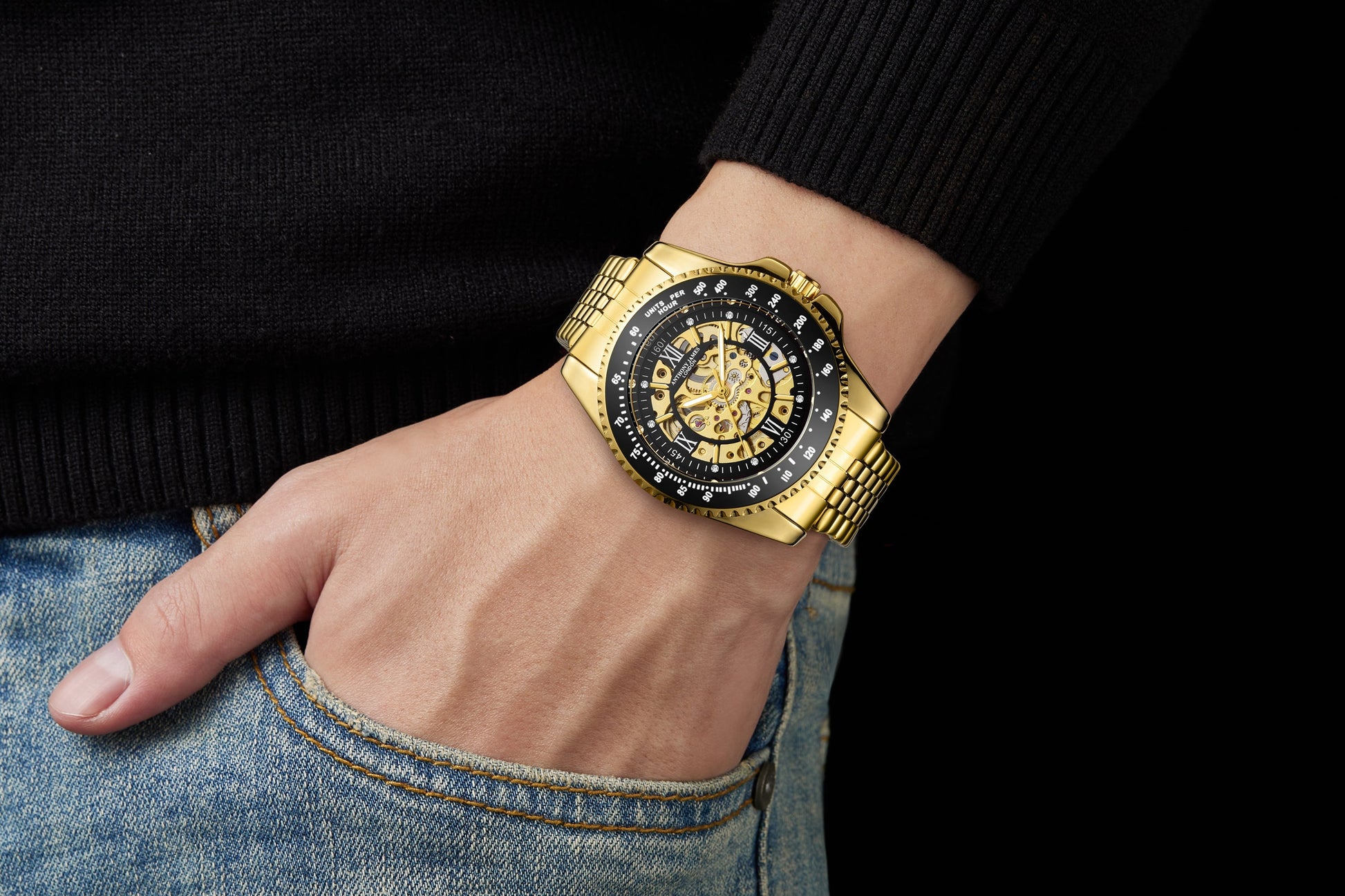 Tachymeter Sports Automatic Gold image 3