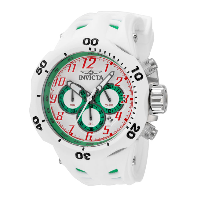INVICTA Men's Reserve Venom Hydra 52mm Chronograph Watch Snow/Green