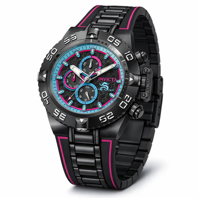 Invicta Subaqua - Noma IV 49878 Men's Watch - Quartz Movement - Stainless Steel with Black Dial - 50 mm