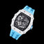 TSAR BOMBA Ceramic Automatic Waterproof Watch TB8208C / White / Baby Blue