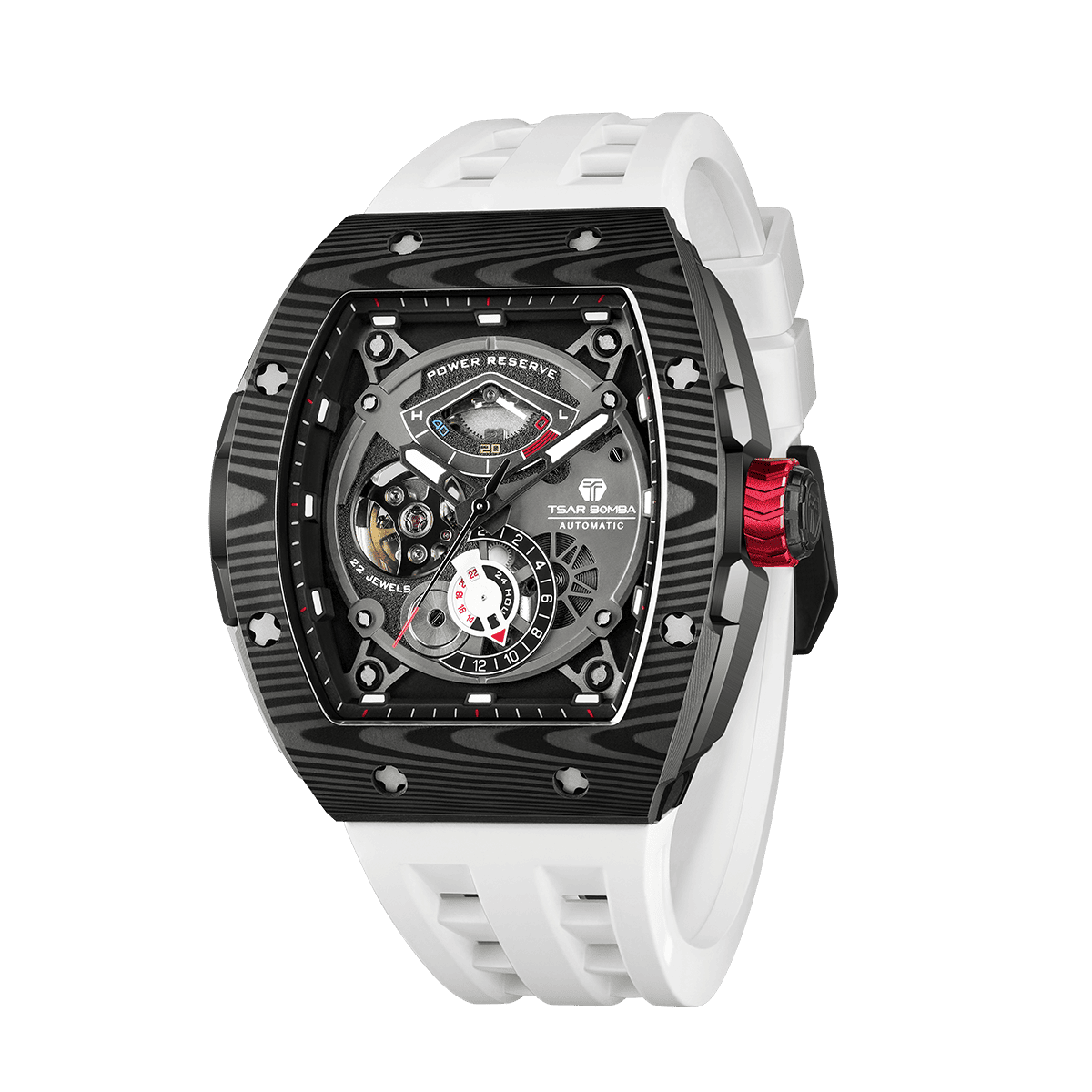 TSAR BOMBA Elemental-Carbon Fiber Automatic Watch TB8210CF