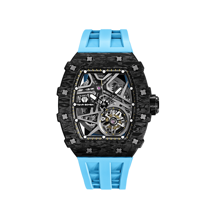 TSAR BOMBA Elemental-Carbon Fiber Automatic Watch TB8209CF