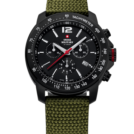 Swiss Military SM34033.07 – Army-Style Chronograph Watch image 0