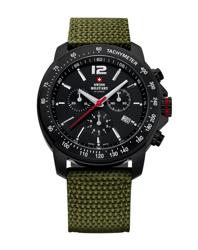 Swiss Military SM34033.07 – Army-Style Chronograph Watch image 0
